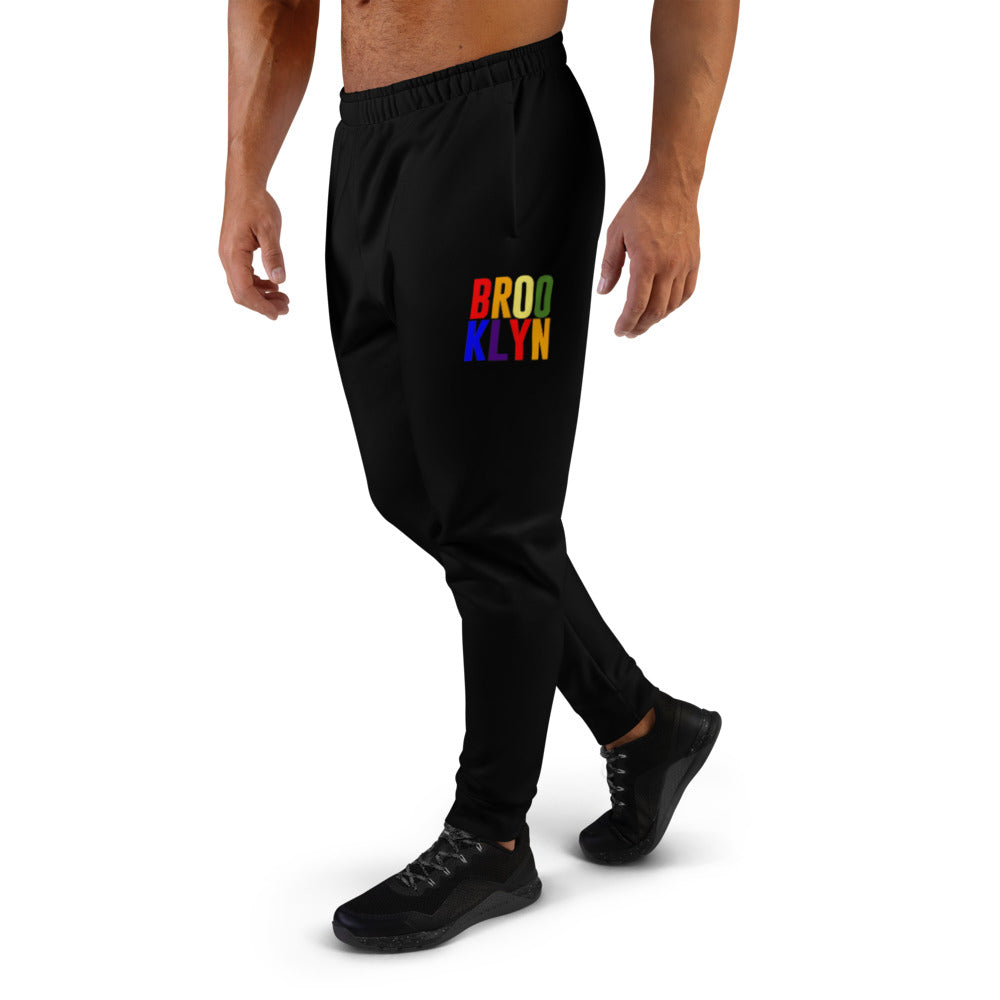 Black Multicolor BK Phenom Men's Joggers – FullyPrivilege