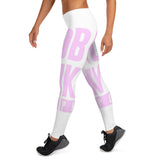 BK Phenom Bubble Gum Pink Mid Splash Leggings - FullyPrivilege