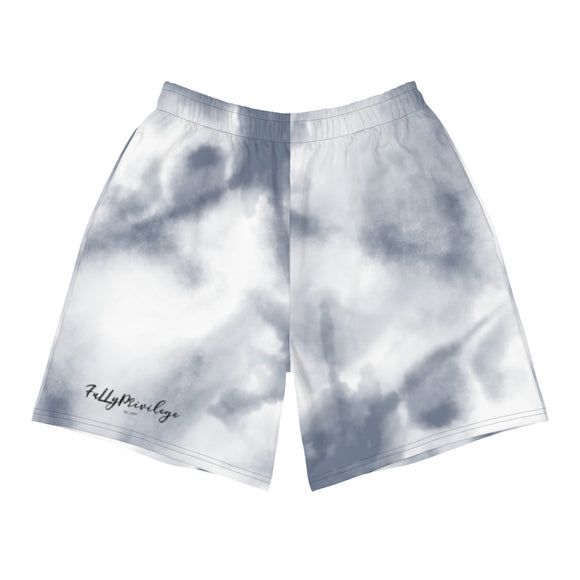 Men's Athletic Long Smoky Tie-Dye Shorts - FullyPrivilege