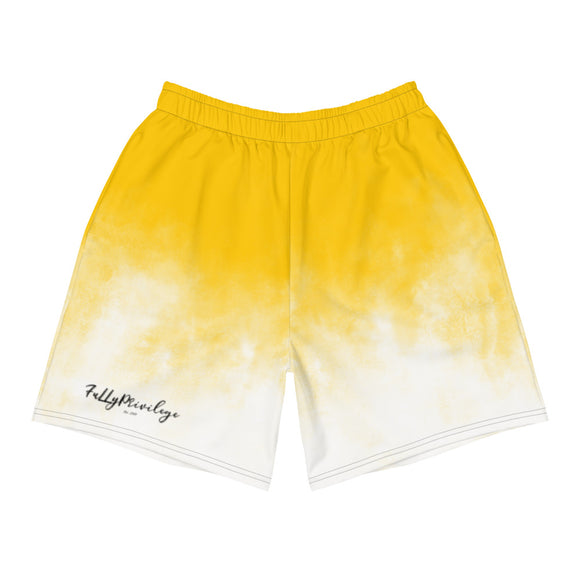 Men's Athletic Long Sunburst Shorts - FullyPrivilege