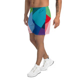 Men's Athletic Long Abstract Shorts - FullyPrivilege