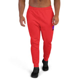 Multicolor BK Phenom Men's Red Joggers - FullyPrivilege