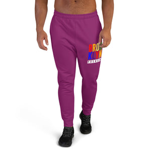 Purple Multicolor BK Phenom Joggers - FullyPrivilege