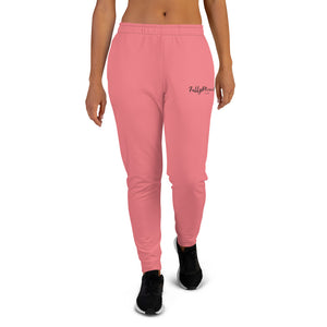 FullyPrivilege Women's Pink Joggers - FullyPrivilege