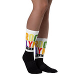 BK Phenom Multicolor Socks - White - FullyPrivilege