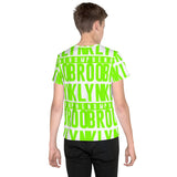 BK Neon Green Splash Youth T-Shirt - FullyPrivilege
