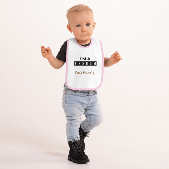 Embroidered Baby Bib - FullyPrivilege